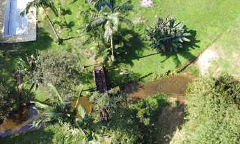 Imagem 4: Chácara com 25.000m² com rio e lagoa com peixes, chalé e casa principal em Morretes, PR