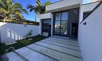 Imagem 3: Casa nova 94 m² construído, 348 m² terreno, 3 quartos (1 suíte) e piscina, apenas 2 q