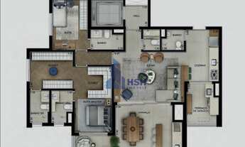 Imagem 7: Apartamento à venda no bairro Campo Belo - São Paulo/SP, Zona Sul