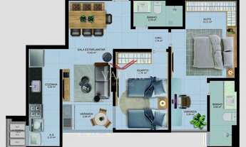 Imagem 3: 2 quartos alto padrão no Parque das Castanheiras