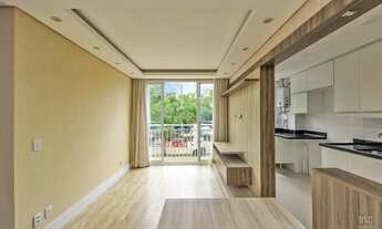 Imagem 3: Conheça o condomínio Barra Garden localizado na Vila Nova. Apartamento tem churrasqueira e