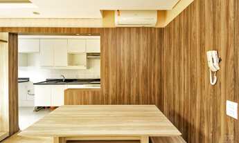 Imagem 6: Conheça o condomínio Barra Garden localizado na Vila Nova. Apartamento tem churrasqueira e