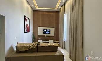 Imagem 2: Casa Moderna à Venda no Residencial Barreiro, Patos de Minas - 3 Dormitórios, Piscina e Ár