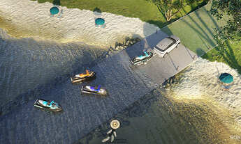 Imagem: Terreno em Condomínio fechado com Lagoa