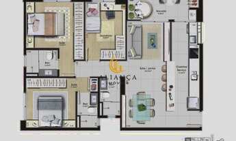 Imagem 2: Apartamento à venda no bairro Kobrasol - São José/SC