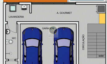 Imagem 6: Sobrado Geminado à venda no desejado bairro Bom Retiro, em Joinville/SC