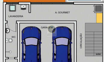 Imagem 6: Sobrado Geminado à venda no desejado bairro Bom Retiro, em Joinville/SC