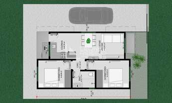 Imagem 5: Casa com 2 dormitórios à venda, 50,14 m² no bairro Pomeranos em Timbó - SC