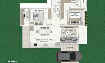 Imagem 4: Casa com 2 dormitórios, 71,52 m² à venda no bairro Padre Martinho Stein em Timbó - SC