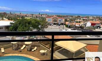 Imagem 2: MARINO BACH - Flat 1 quarto, 1 vaga , varanda com piscina varanda vista mar no Cond Marino