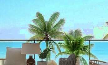 Imagem 2: Apartamento de praia frente mar 75 metros lazer total pé na areia no porto das dunas Ceará