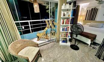 Imagem 3: Yacht coast - Flat frente mar 50 metros 1 suite 1 caga piscina academia , consierge , cama