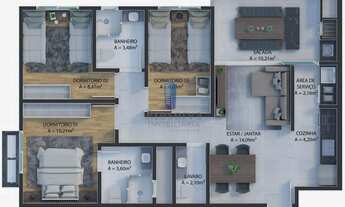 Imagem 4: Apartamento à venda no bairro Dom Bosco - Itajaí/SC