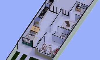 Imagem 2: Casa Padrão 2 Quartos c/ piscina à venda no Baln Céu Azul - Matinhos/PR