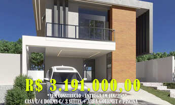 Imagem: Casa c/ 4 Dorms c/ 3 Suítes Área Gourmet