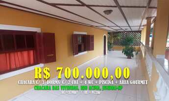 Imagem: Chacara 379m² c/ 3 Dorms c/ 4 WC Área