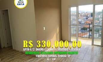 Imagem: Apto c/2 dorms/1 banheiro/Varanda 1 vaga