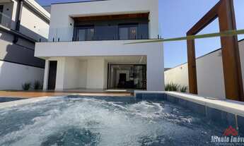 Imagem 2: Sobrado 348m² automatizada c/ 3 Suítes+Area Gourmet e Piscina Loc: Cond Brisas Jundiai, J
