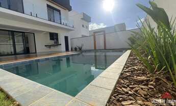 Imagem 2: Sobrado 279m² automatizada c/ 3 Suítes+Area Gourmet e Piscina, Cond Brisas Jundiaí-SP