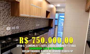 Imagem 1: ???? Apto à Venda - 3 Dormitórios com 1 Suíte + 1 Vaga de Garagem Local: Edifício Venza –