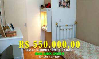 Imagem: Casa 126m² c/ 3 Dorms c/ 1 Suíte 2 Vagas