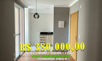 Imagem: Apto 52m² c/ 2 Dorms Varanda 1 Vagas