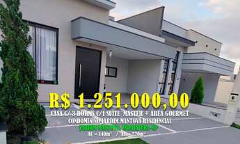 Imagem 1: Casa 220 m2 c/ 3 Dorms c/ 3 Suítes+ Piscina Loc: Condominio Mantova Residence