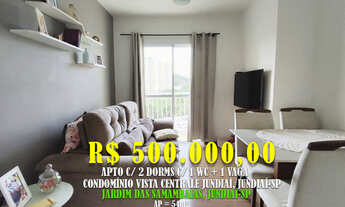 Imagem: Apto 54m² c/ 2 Dorms c/1 WC Varanda Loc