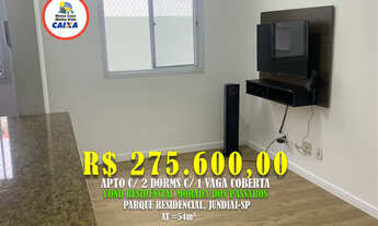 Imagem 1: Apto 54m² c/ 2 Dorms c/ 1 wc + 1 Vaga Coberta. Loc : Cond. Morada dos Passaros, Pq. Res