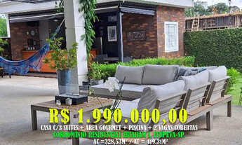 Imagem: Sobrado 328,53 m² c/ 3 suítes em Condomínio