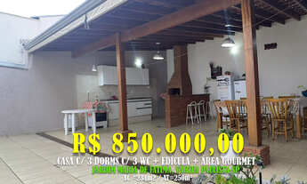 Imagem: Casa c/ 4 Dorms c/ 4 Vagas de Garagens