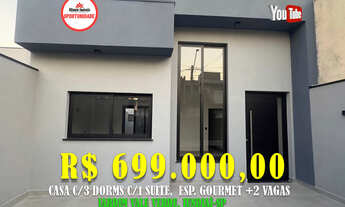 Imagem: Casa c/3 Dorms c/ 1 Suite 2 Vagas deGaragem