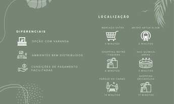 Imagem 3: Apartamento 2 Dormitórios a Venda ao Lado da Estação Arthur Alvim