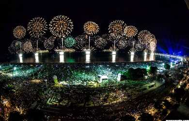 Imagem 4: FRENTE MAR, VISTA DESLUMBRANTE DE TODO O ANEL DA PRAIA DE COPACABANA