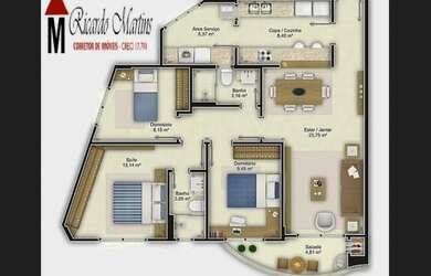 Imagem 5: Rovereto residencial bairro Centro Criciúma apartamento a venda