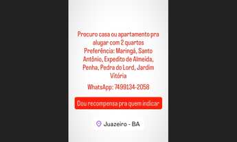 Imagem: Procuro casa ou ap pra alugar