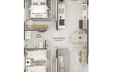 Imagem 2: São Francisco residencial Criciúma apartamento a venda