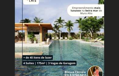 Imagem 3: Rooftop no resort mais luxuoso de Muro Alto | Apartamento com 79m
