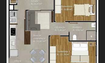 Imagem 4: Residencial Universitário Home Club Criciúma