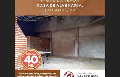 Imagem 4: Casa de alvenaria a venda no Paraná bairro Cambé