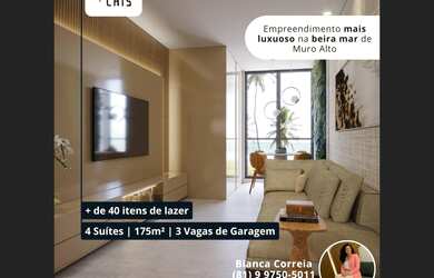 Imagem 3: Rooftop no resort mais luxuoso de Muro Alto | Apartamento com 79m