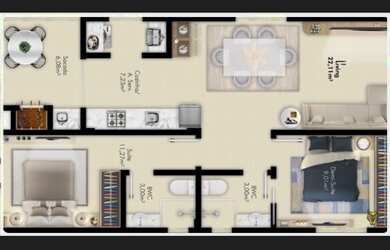 Imagem 7: 2 QUARTOS, SENDO 1 SUÍTE, 1 VAGA