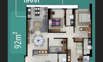 Imagem 2: Apartamento no Anita Malfatti, 3 quartos, sendo 1 suíte. 92m²