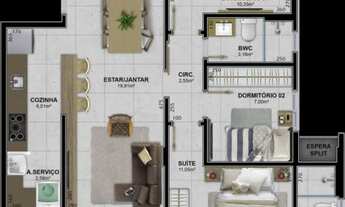 Imagem 2: Giardino Prospera Criciúma apartamento a venda