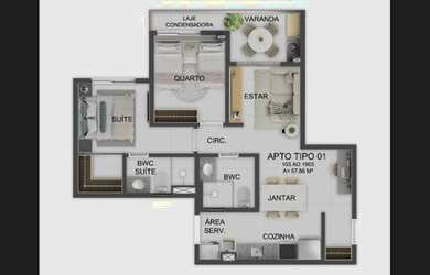 Imagem 7: MOOD AURORA Apartamento com 2 dormitórios