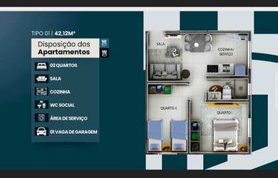 Imagem 7: Vende-se apartamento no Portal Sudoeste, Residencial Verona