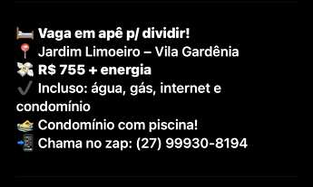 Imagem: Procuro alguém para dividir ap