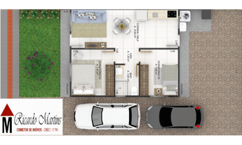 Imagem 3: Residencial Aurora Içara condomínio fechado Criciúma casa a venda