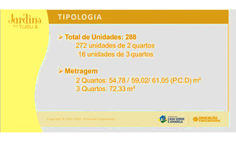Imagem 4: Condominio Jardins do Turu III // Apartamento de 2 e 3 quartos // Torre com Elevador