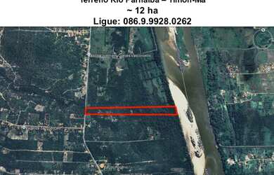 Imagem 5: Terreno de 16 ha as margens do Rio Parnaíba